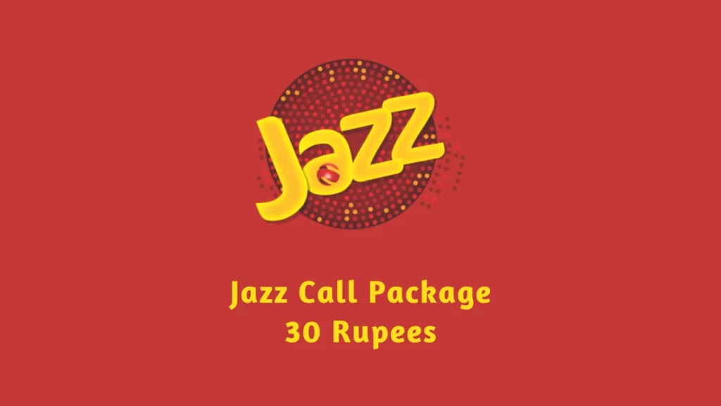 jazz call package in 30 rupees