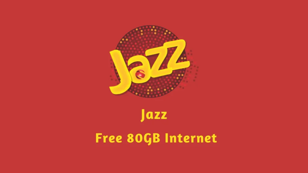 jazz free 80 gb internet code