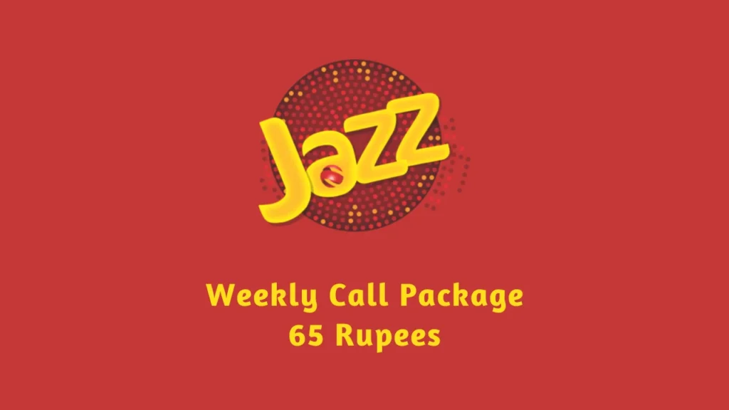 jazz weekly call package code 65 rupees