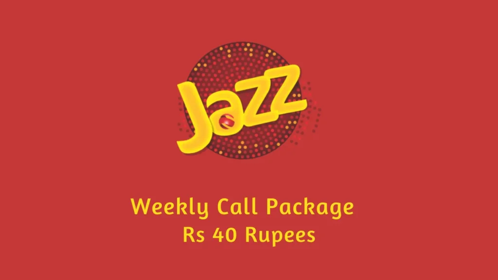 Jazz Weekly Call Package in 40 Rupees