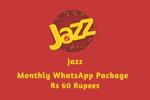 jazz whatsapp package monthly rs 60 rupees