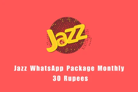 Jazz WhatsApp Package Monthly in 30 Rupees